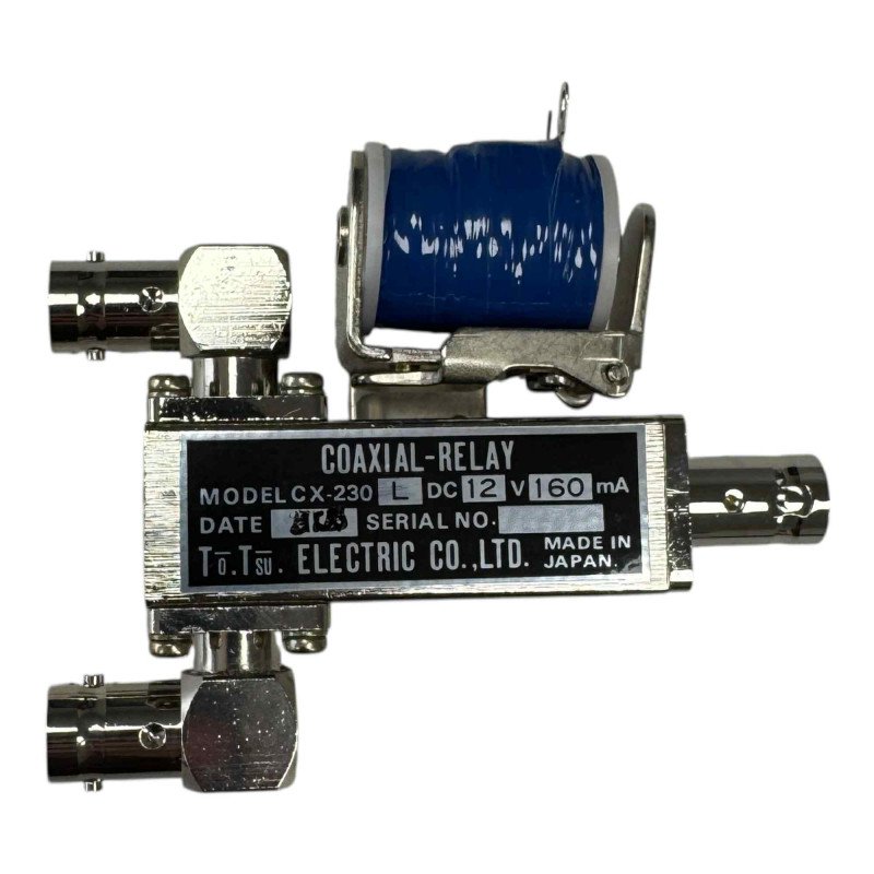 CX-230L CX230L Tohtsu SPDT Coaxial RF Relay Switch 12VDC BNC Female